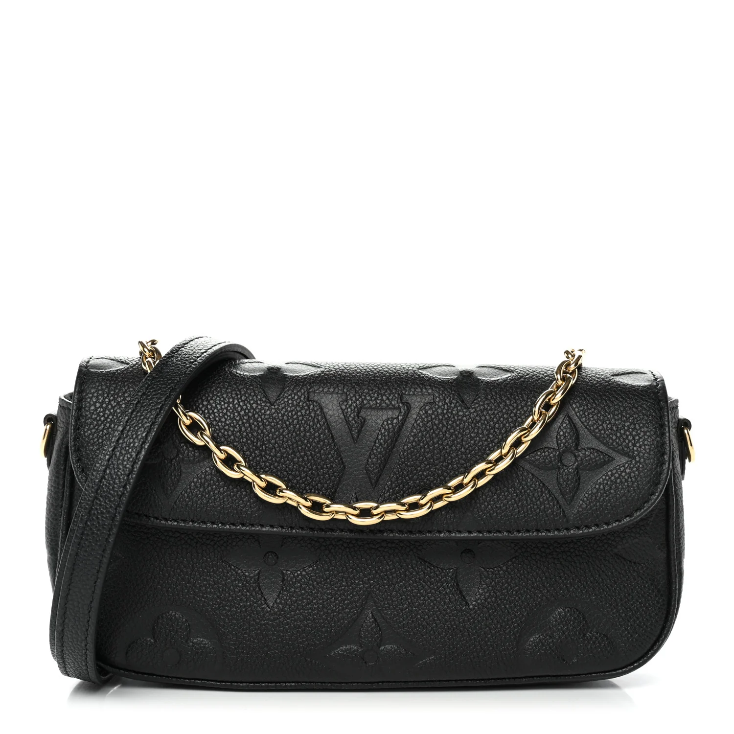 Empreinte Monogram Giant Ivy Wallet On Chain Black
