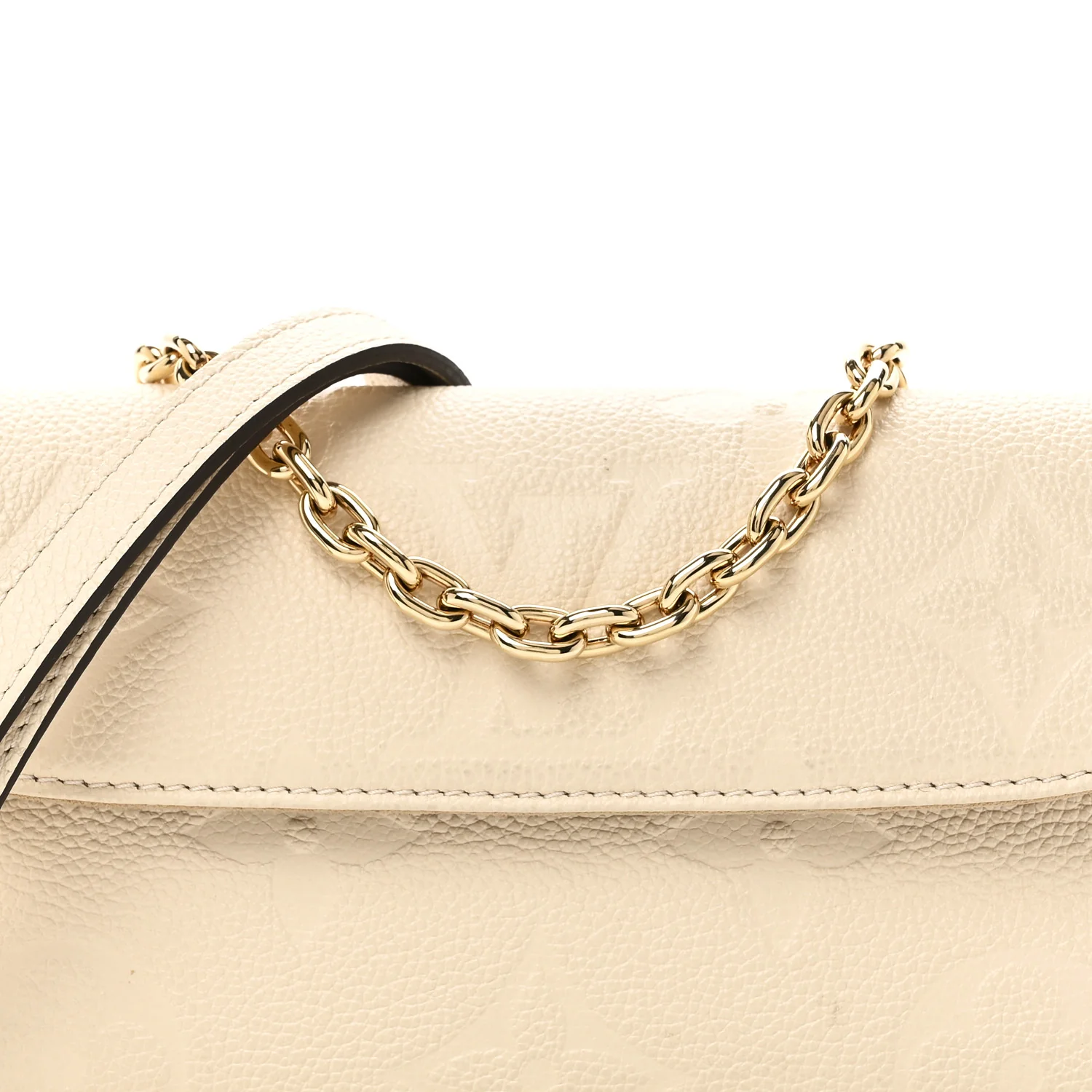 Empreinte Monogram Giant Ivy Wallet On Chain Cream - Image 7