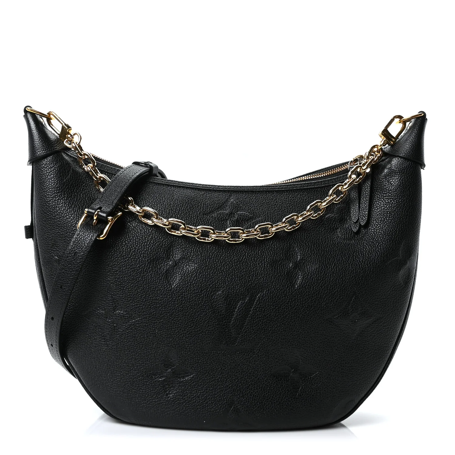 Empreinte Monogram Giant Loop Hobo Black