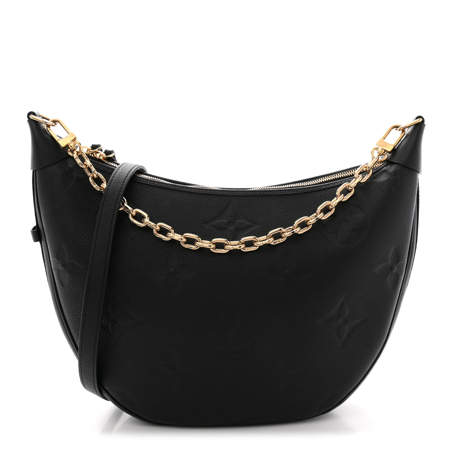 Empreinte Monogram Giant Loop Hobo Black