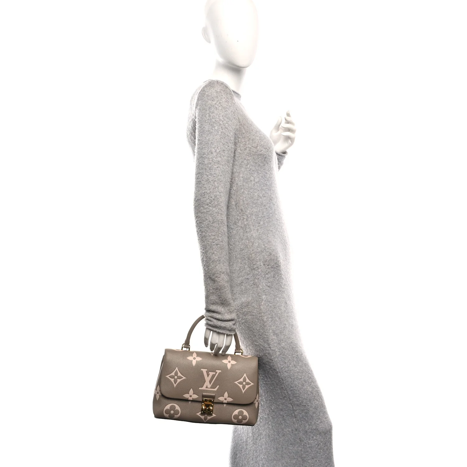 Empreinte Monogram Giant Madeleine MM Dove Grey Beige - Image 2