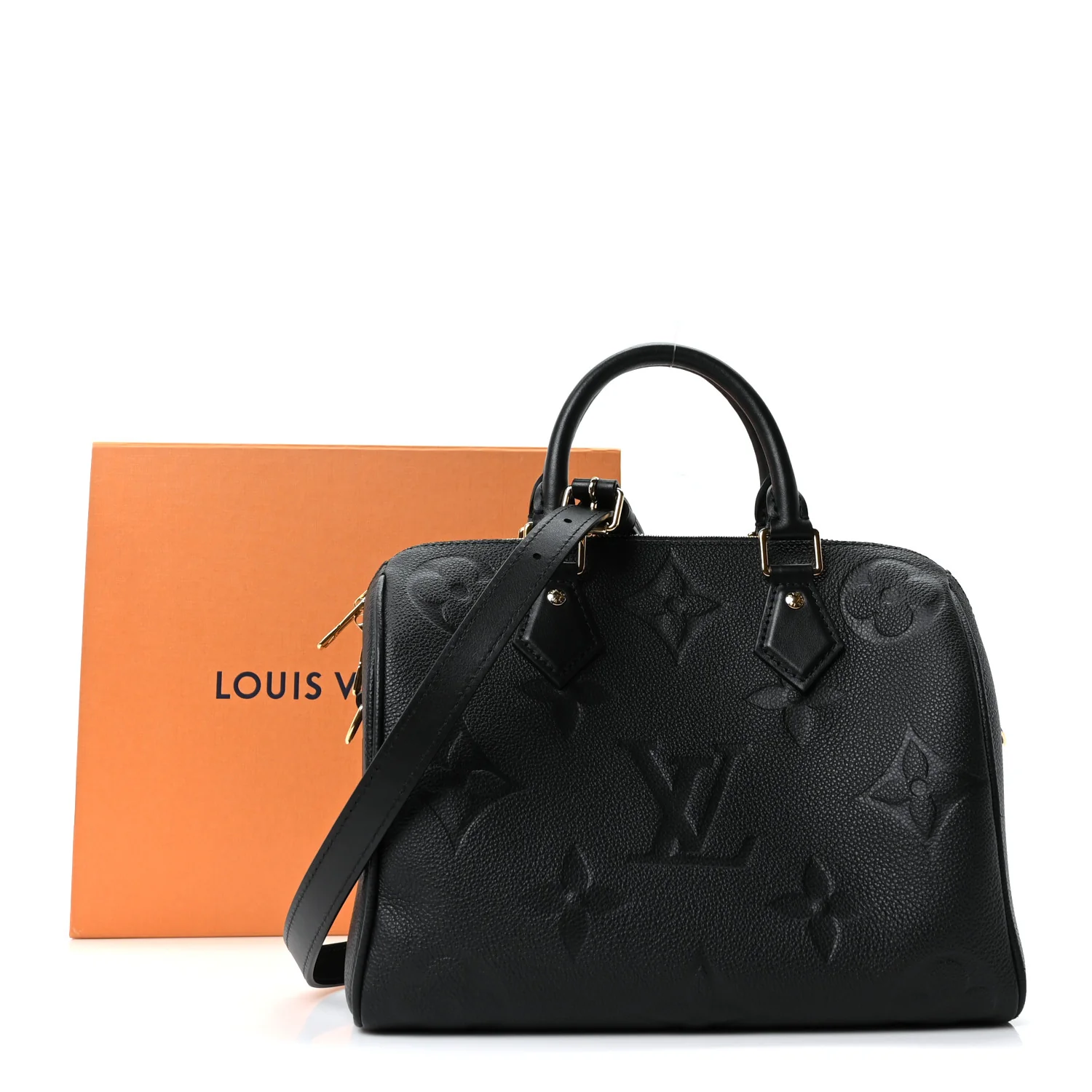 Empreinte Monogram Giant Speedy Bandouliere 25 Black - Image 10