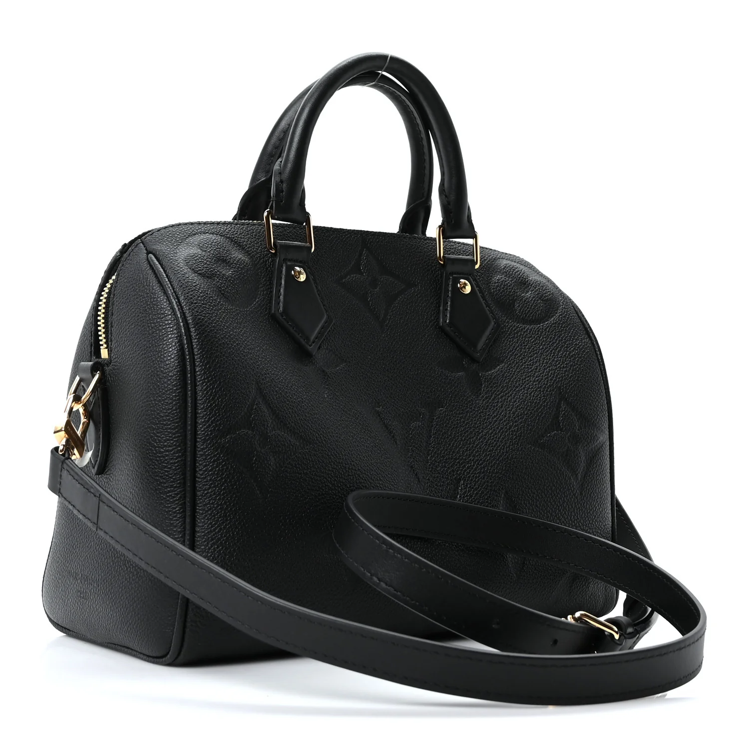 Empreinte Monogram Giant Speedy Bandouliere 25 Black - Image 3