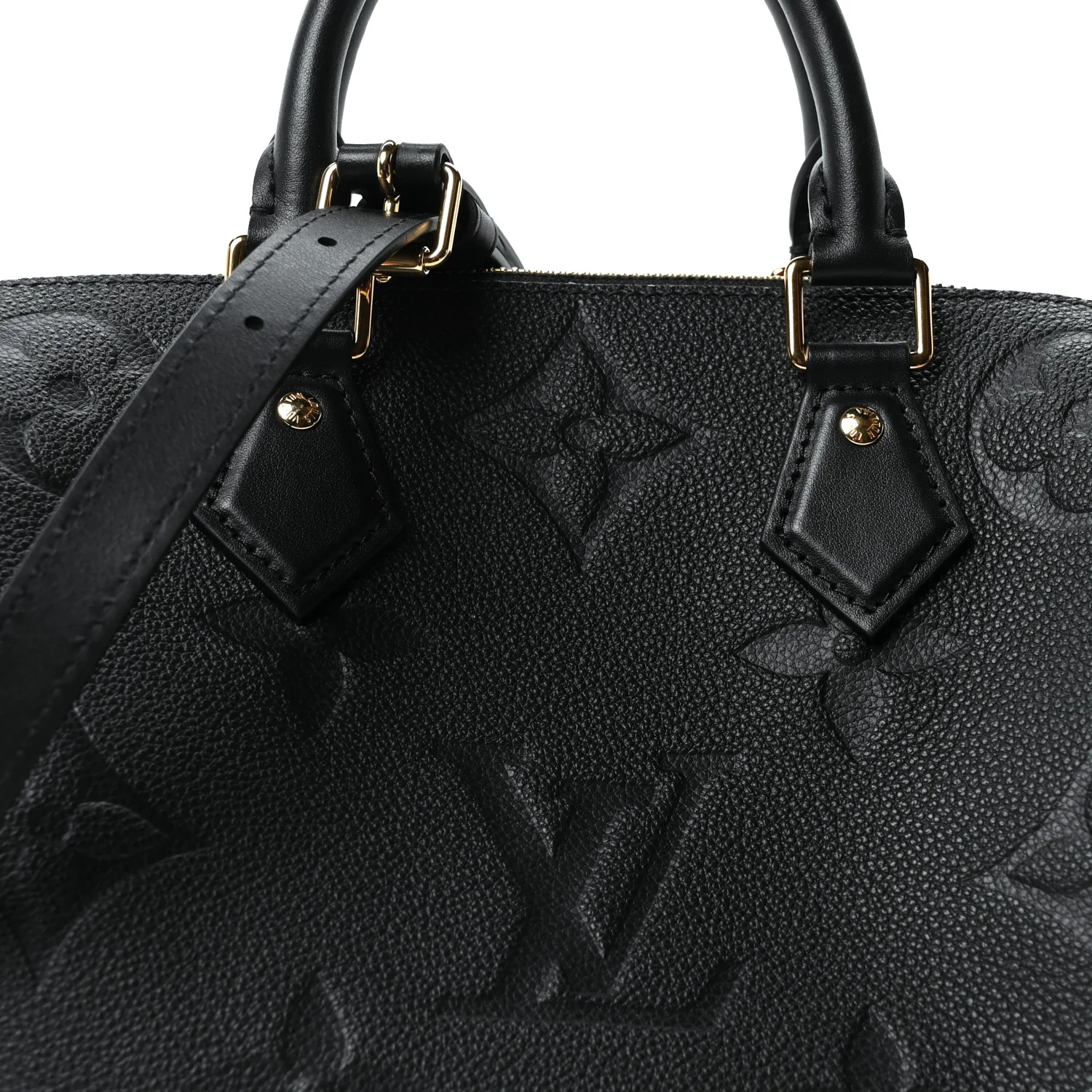 Empreinte Monogram Giant Speedy Bandouliere 25 Black - Image 7