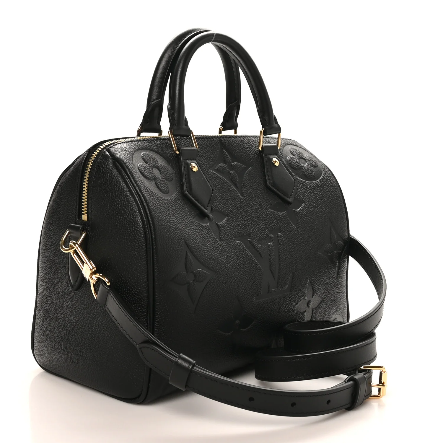Empreinte Monogram Giant Speedy Bandouliere 25 Black - Image 3