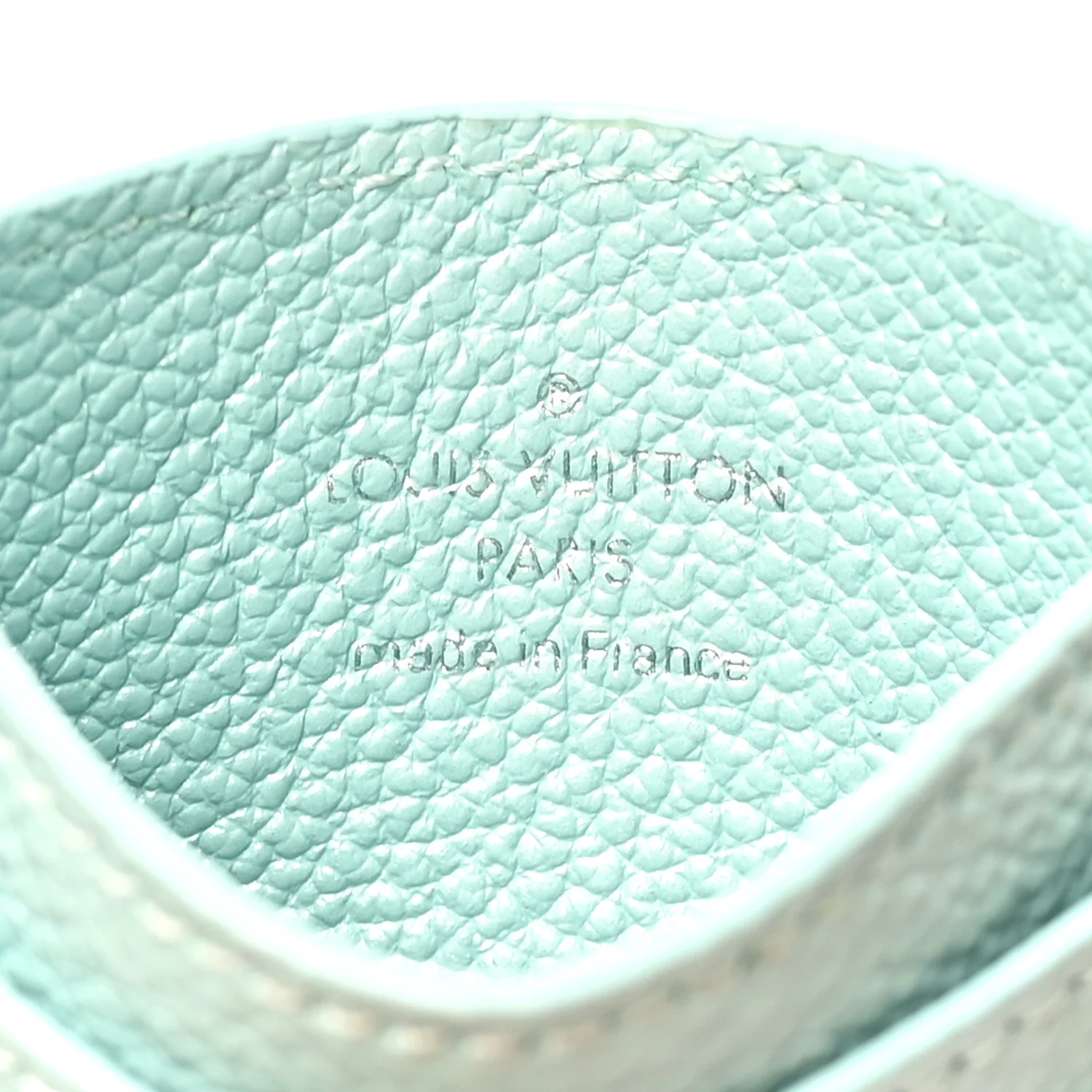 Empreinte Monogram LV Charms Card Holder Pearly Lagoon Turquoise - Image 6