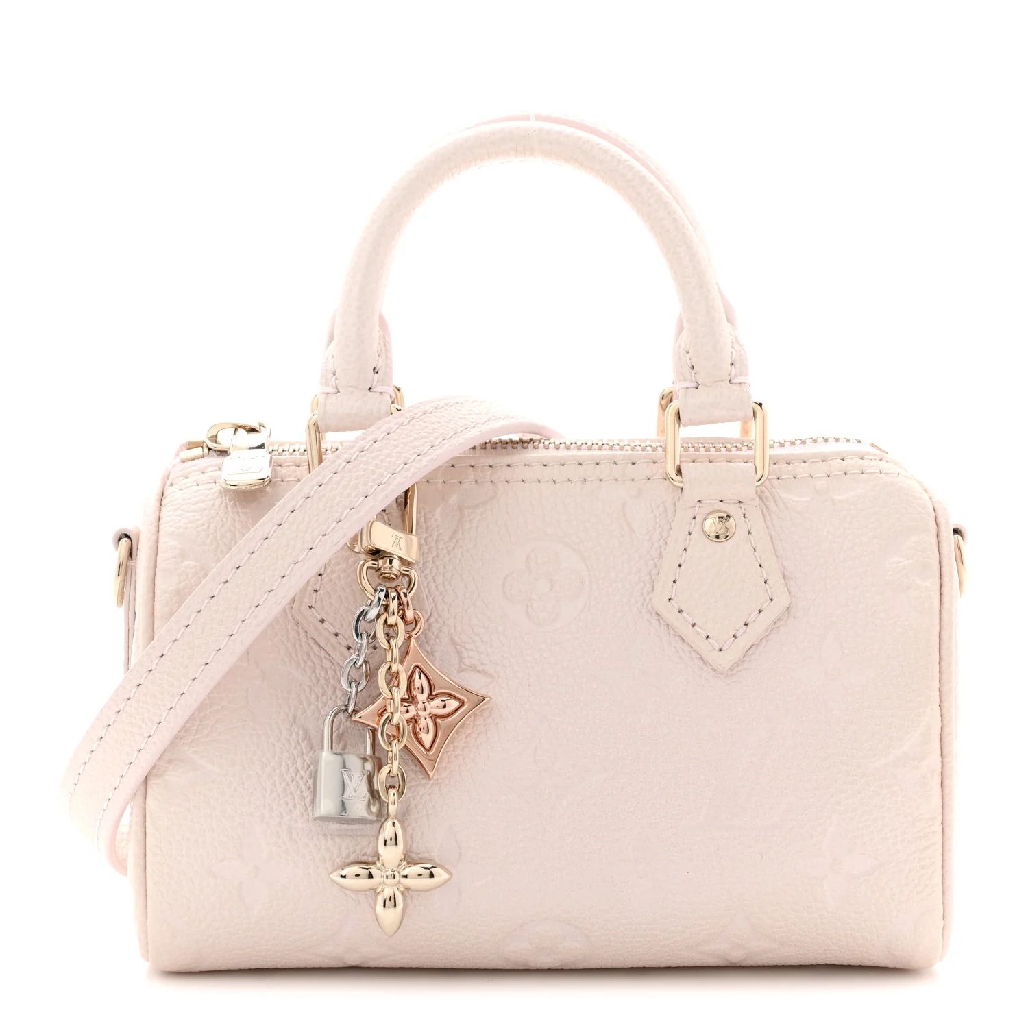 Empreinte Monogram Nano Speedy Snowy Pearl