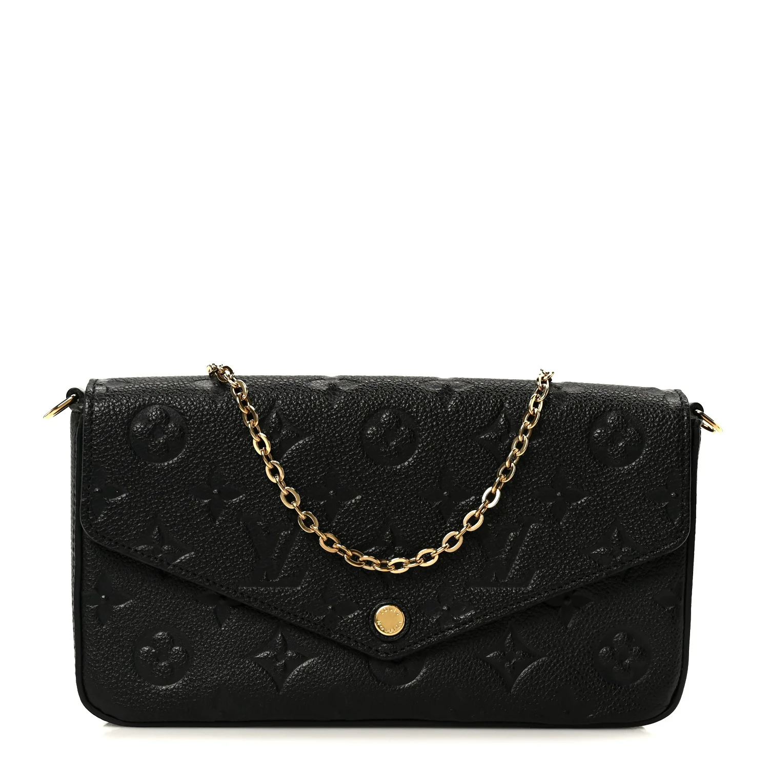 Empreinte Pochette Felicie Chain Wallet Black