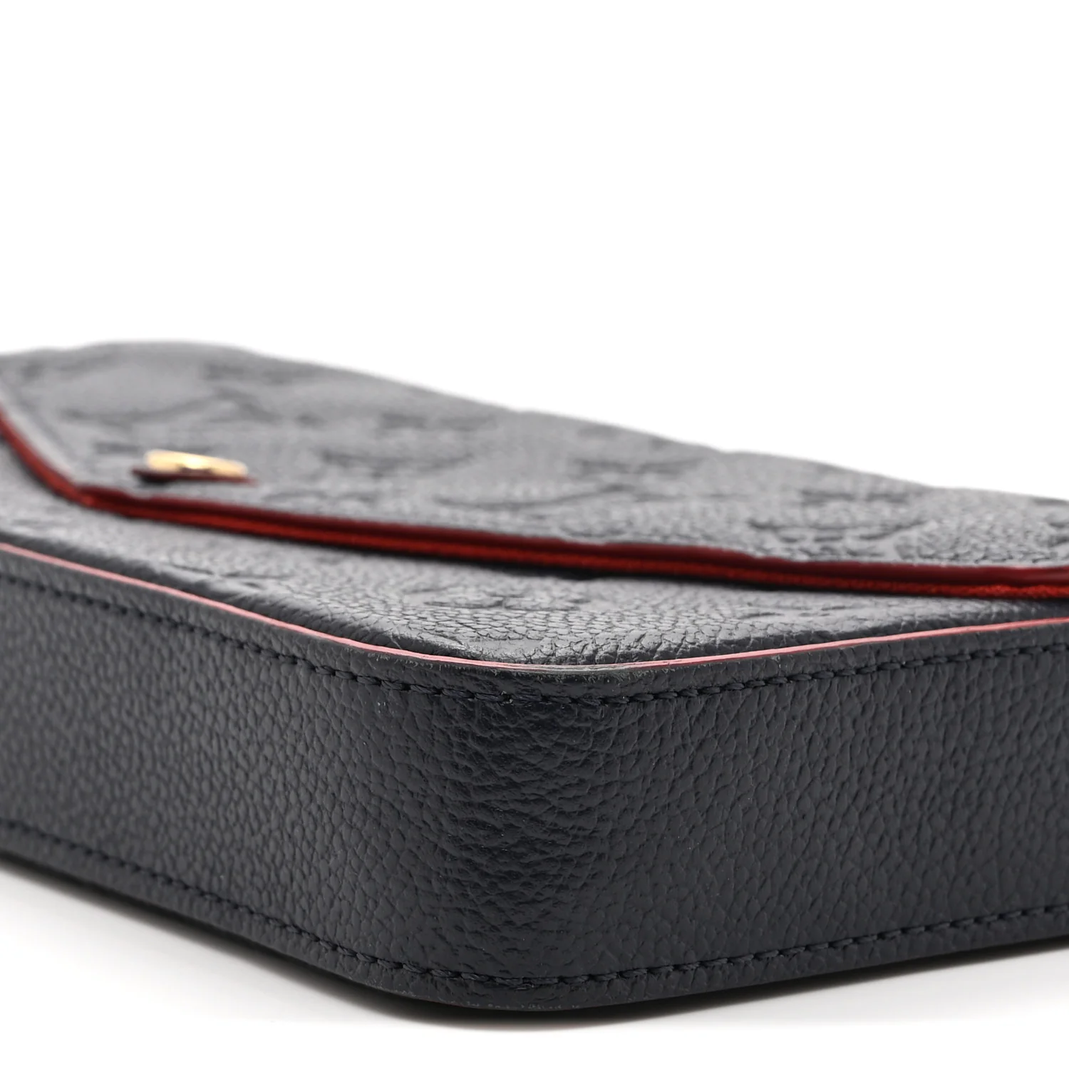 Empreinte Pochette Felicie Chain Wallet Marine Rouge - Image 11