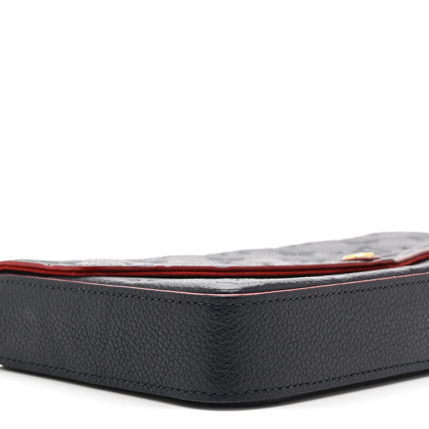 Empreinte Pochette Felicie Chain Wallet Marine Rouge - Image 10