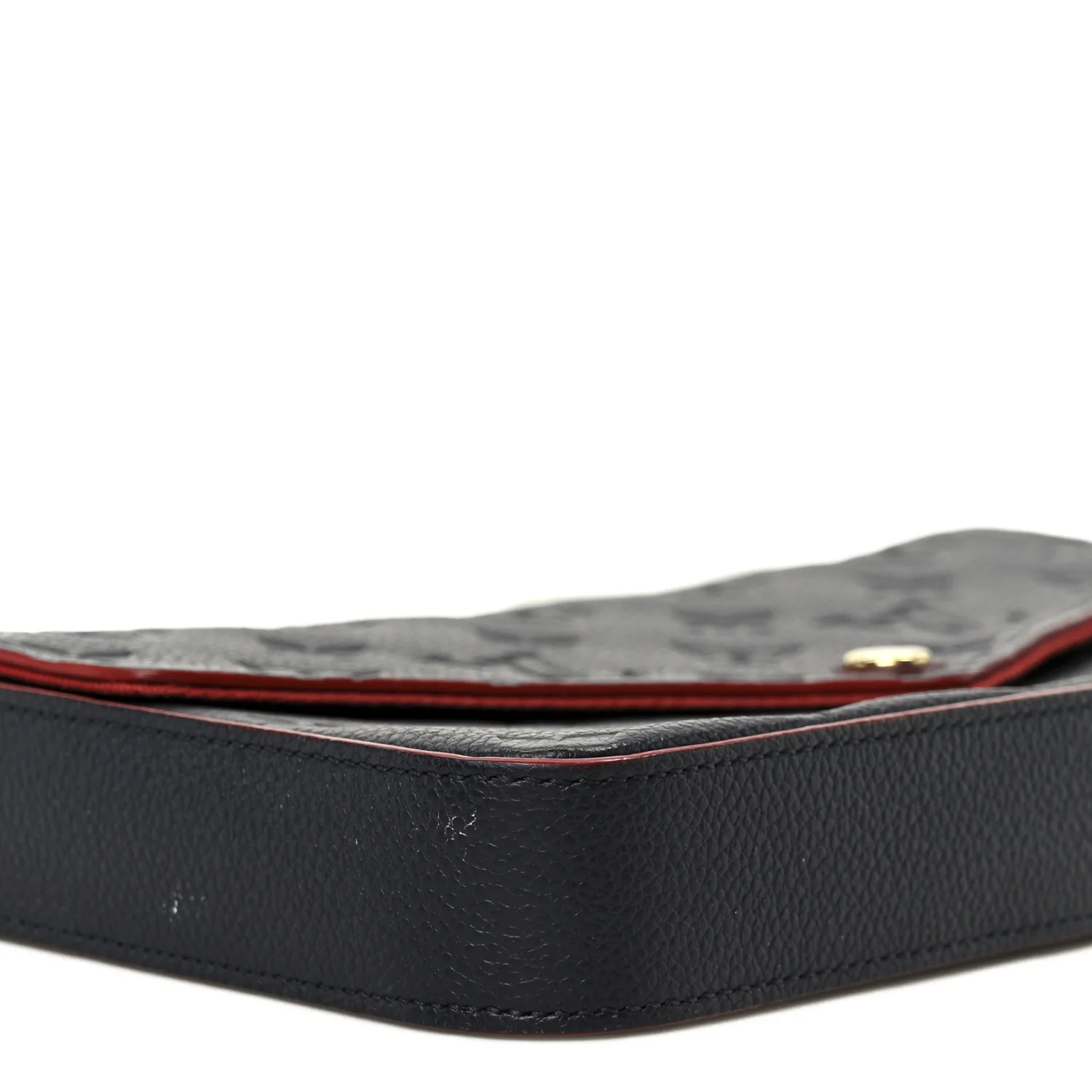 Empreinte Pochette Felicie Chain Wallet Marine Rouge - Image 14