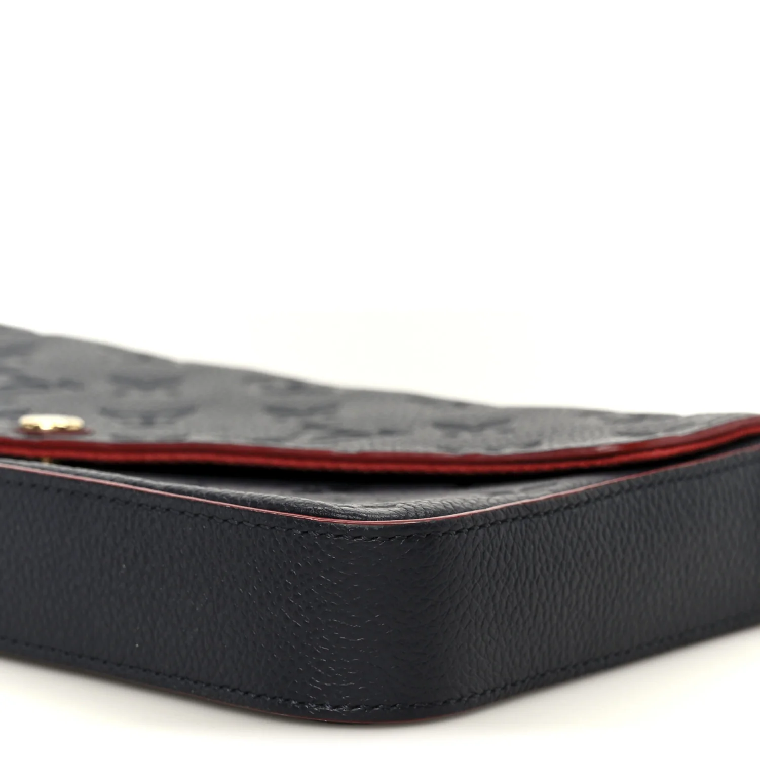 Empreinte Pochette Felicie Chain Wallet Marine Rouge - Image 15
