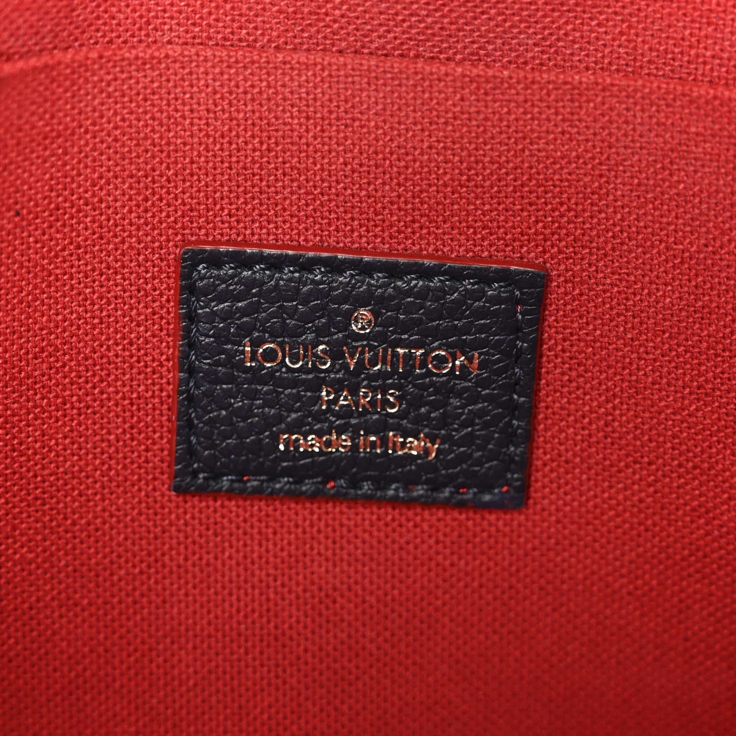 Empreinte Pochette Felicie Chain Wallet Marine Rouge - Image 7