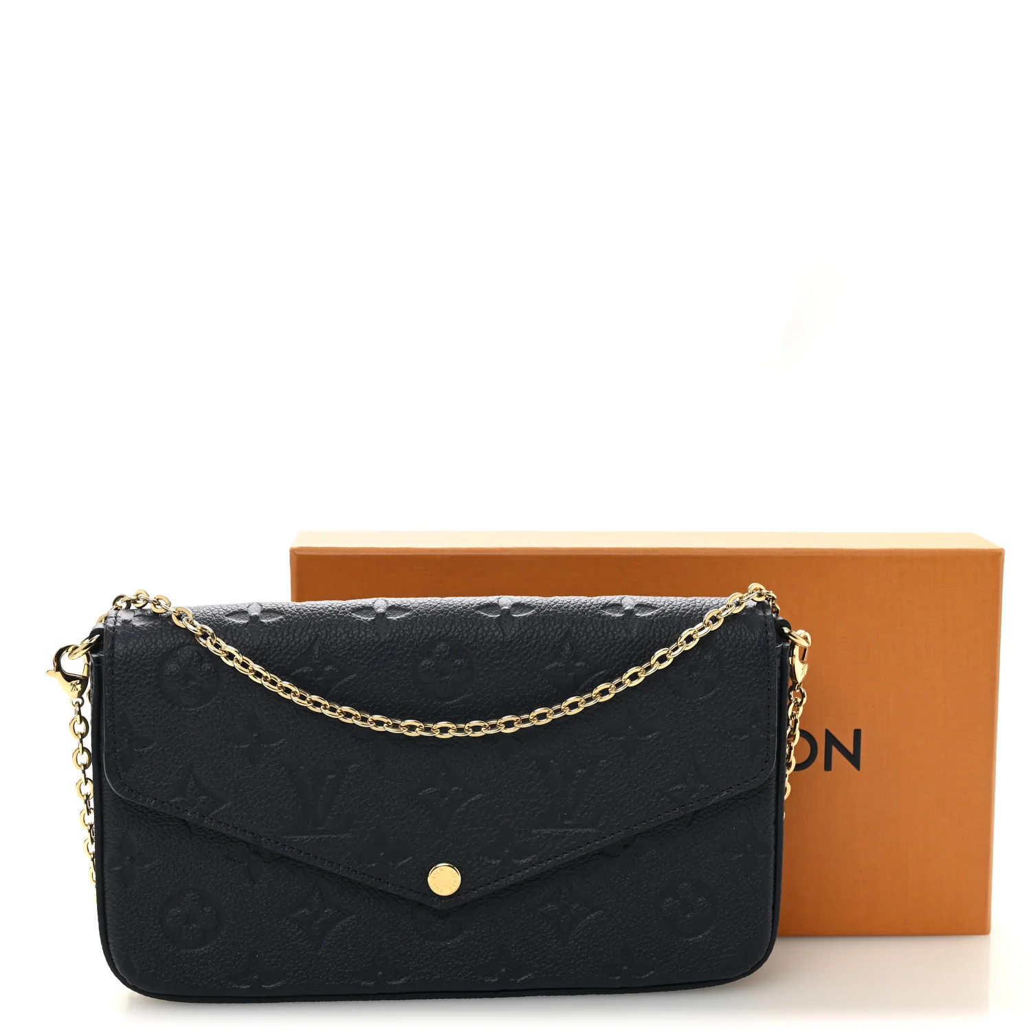 Empreinte Pochette Felicie Chain Wallet Navy - Image 11