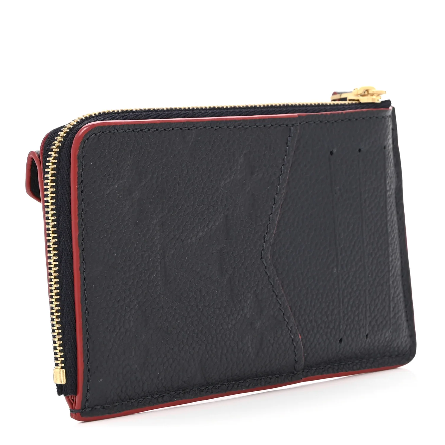 Empreinte Recto Verso Card Holder Marine Rouge - Image 3