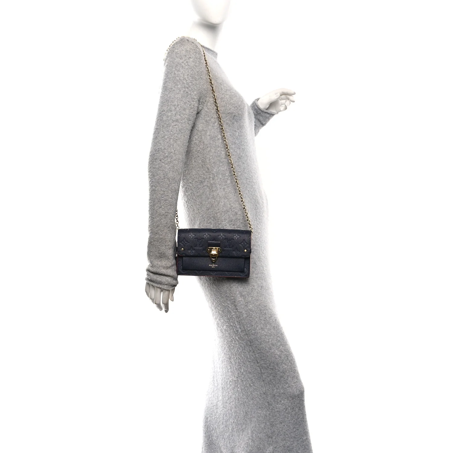 Empreinte Vavin Chain Wallet Marine Rouge - Image 2