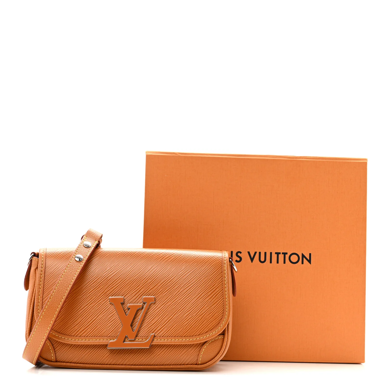 Epi Buci Crossbody Gold Honey - Image 11