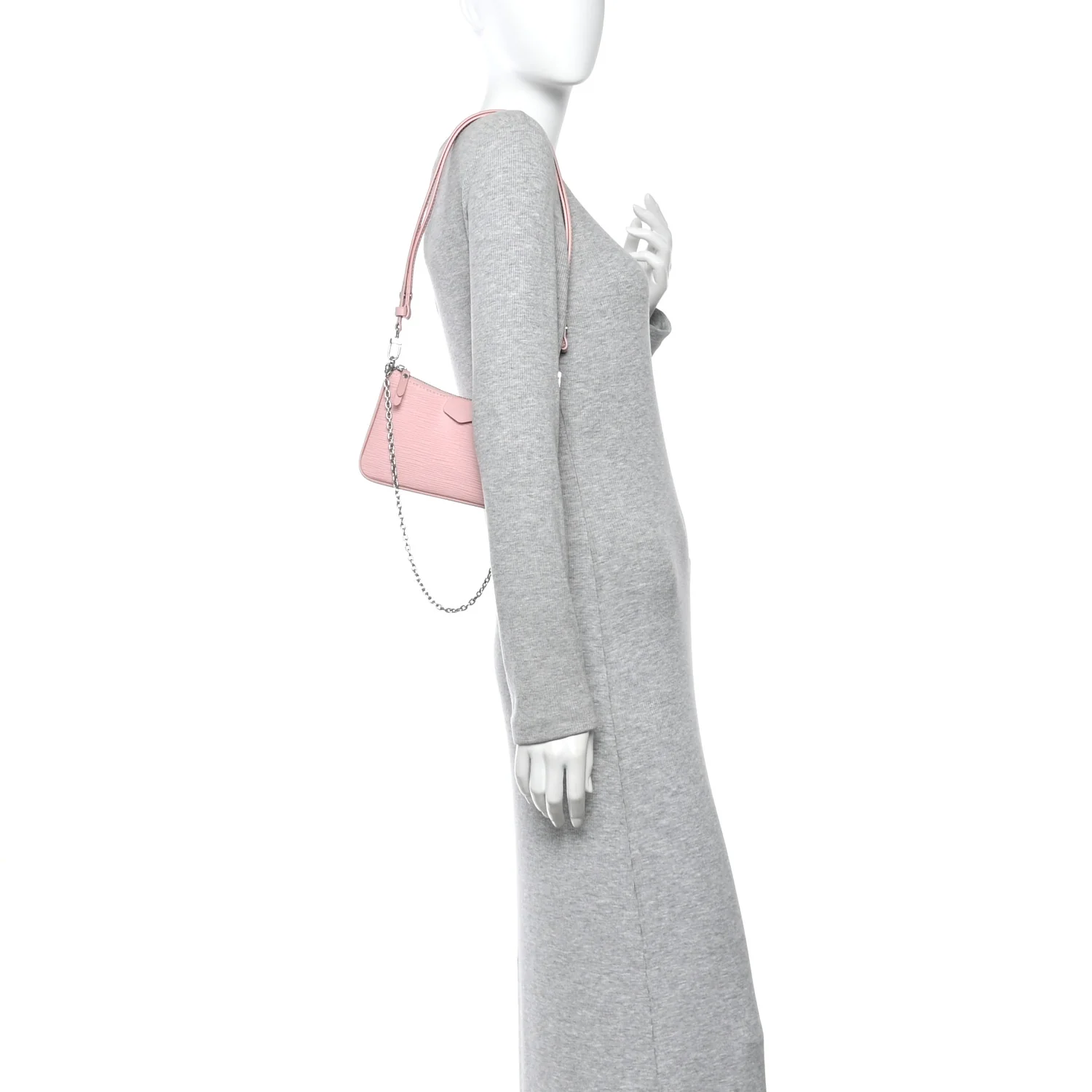 Epi Easy Pouch On Strap Rose Ballerine - Image 3