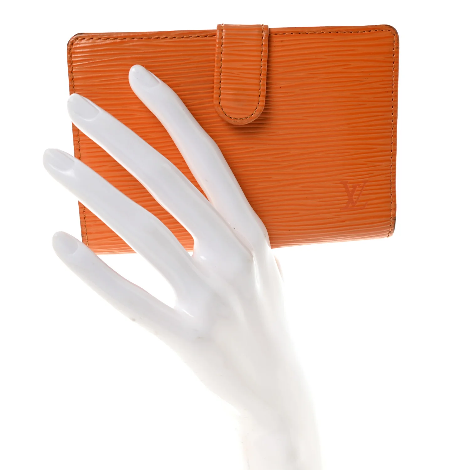 Epi French Purse Wallet Mandarin - Image 2