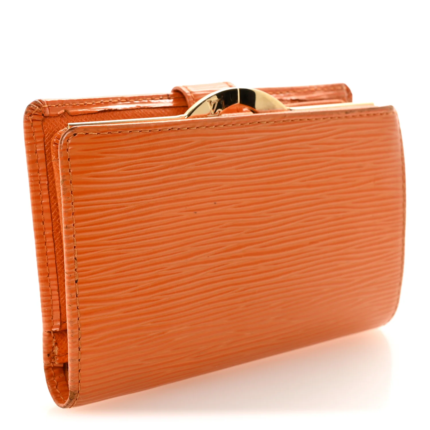 Epi French Purse Wallet Mandarin - Image 3