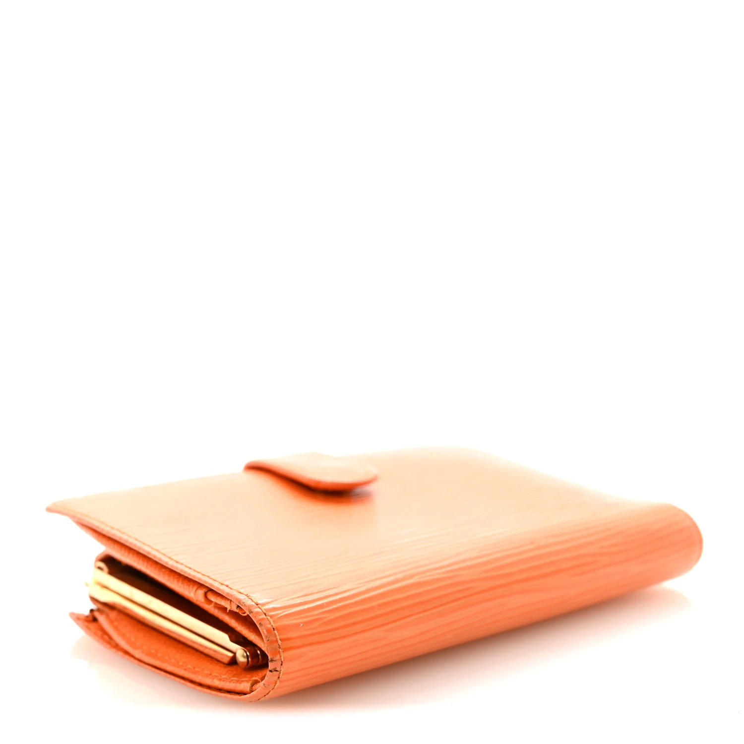 Epi French Purse Wallet Mandarin - Image 4