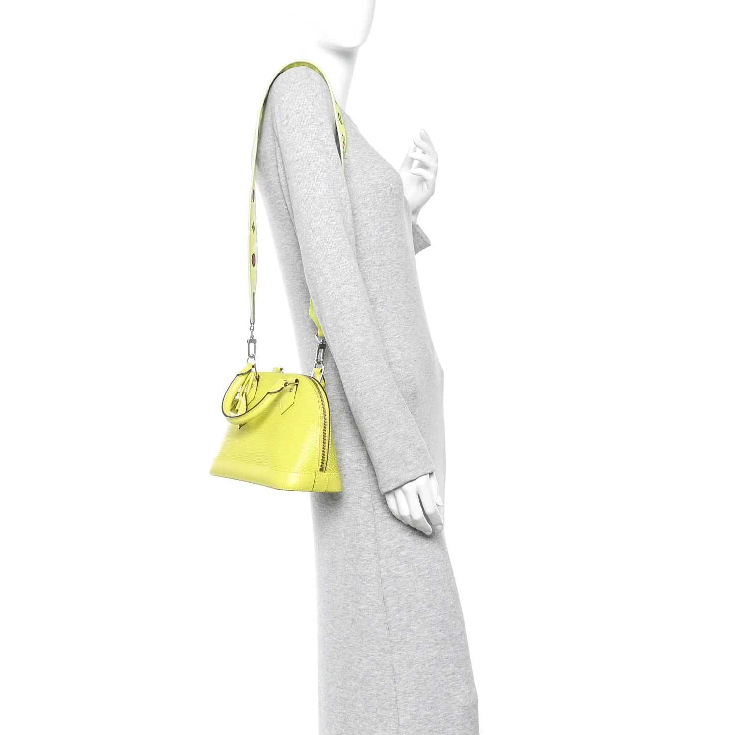 Epi Jacquard Alma BB Yellow Citron - Image 2