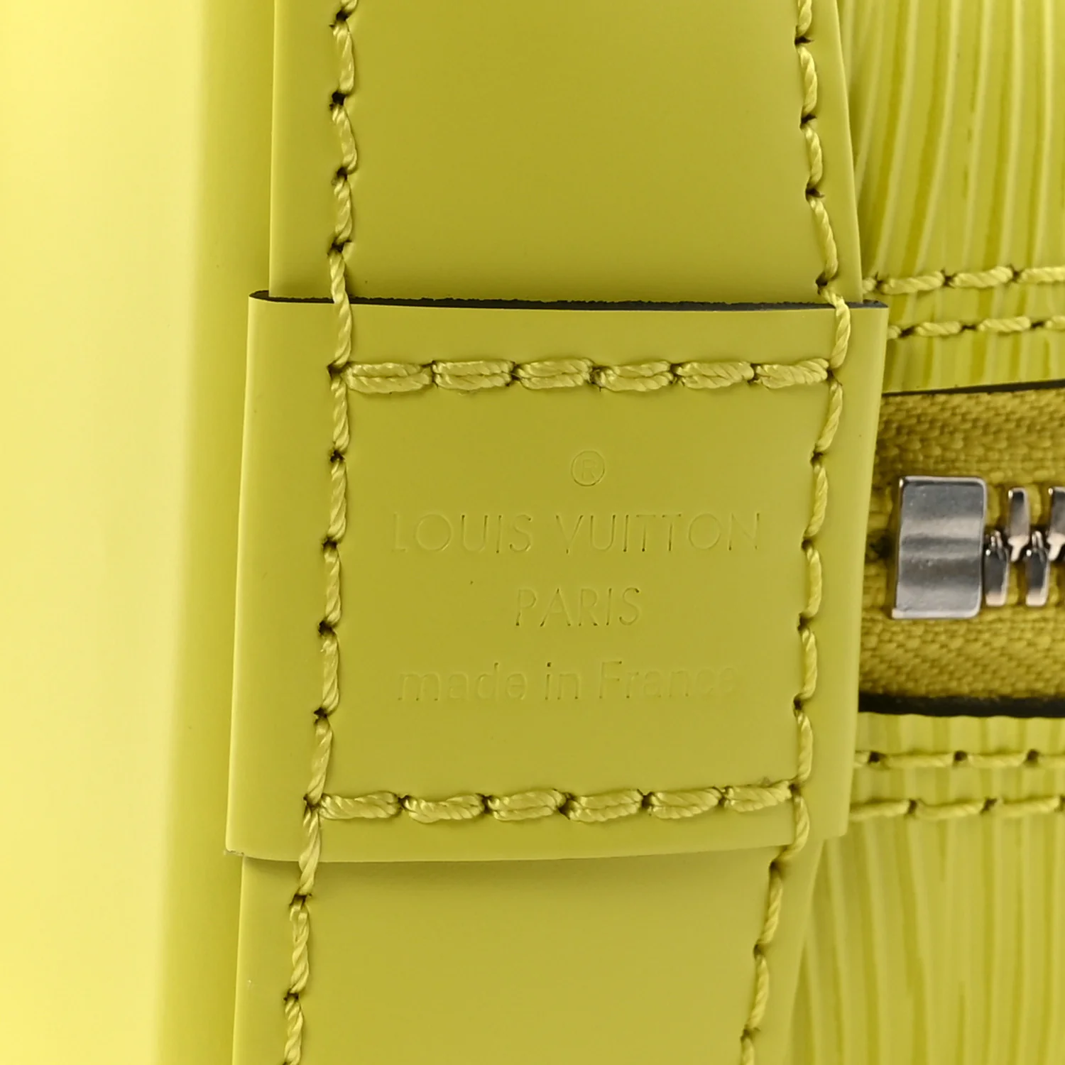 Epi Jacquard Alma BB Yellow Citron - Image 6
