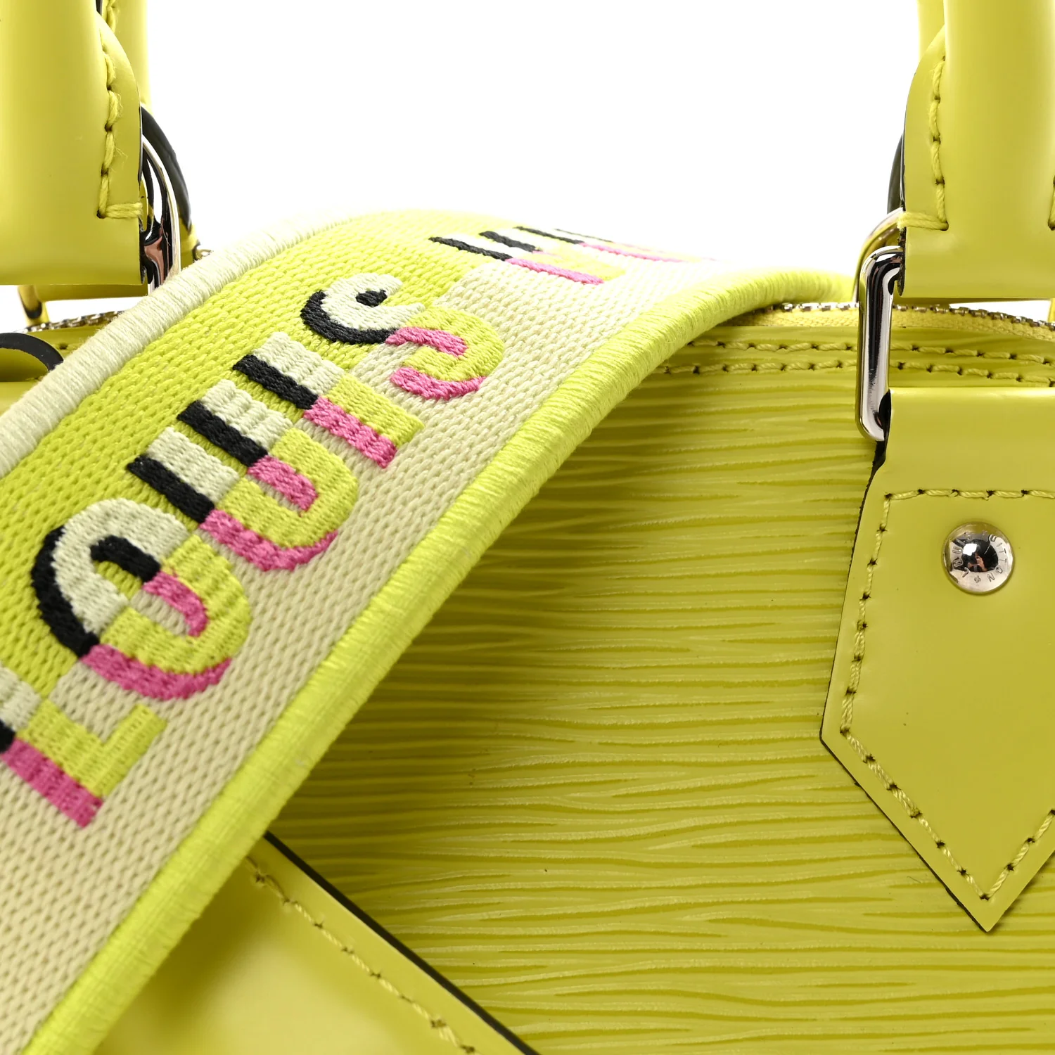 Epi Jacquard Alma BB Yellow Citron - Image 7