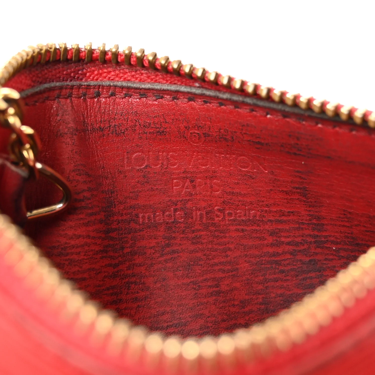 Epi Key Pouch Castillan Red - Image 6