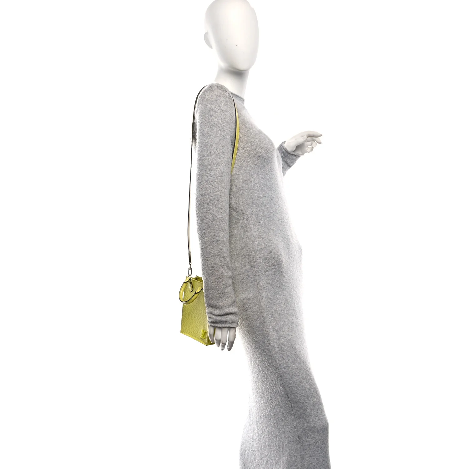 Epi Petit Sac Plat Yellow Citron - Image 2