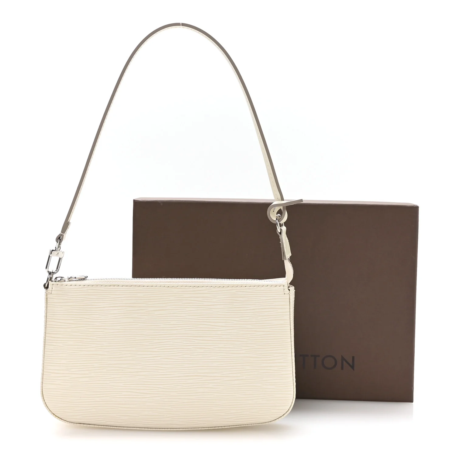 Epi Pochette Accessories NM Ivory - Image 11
