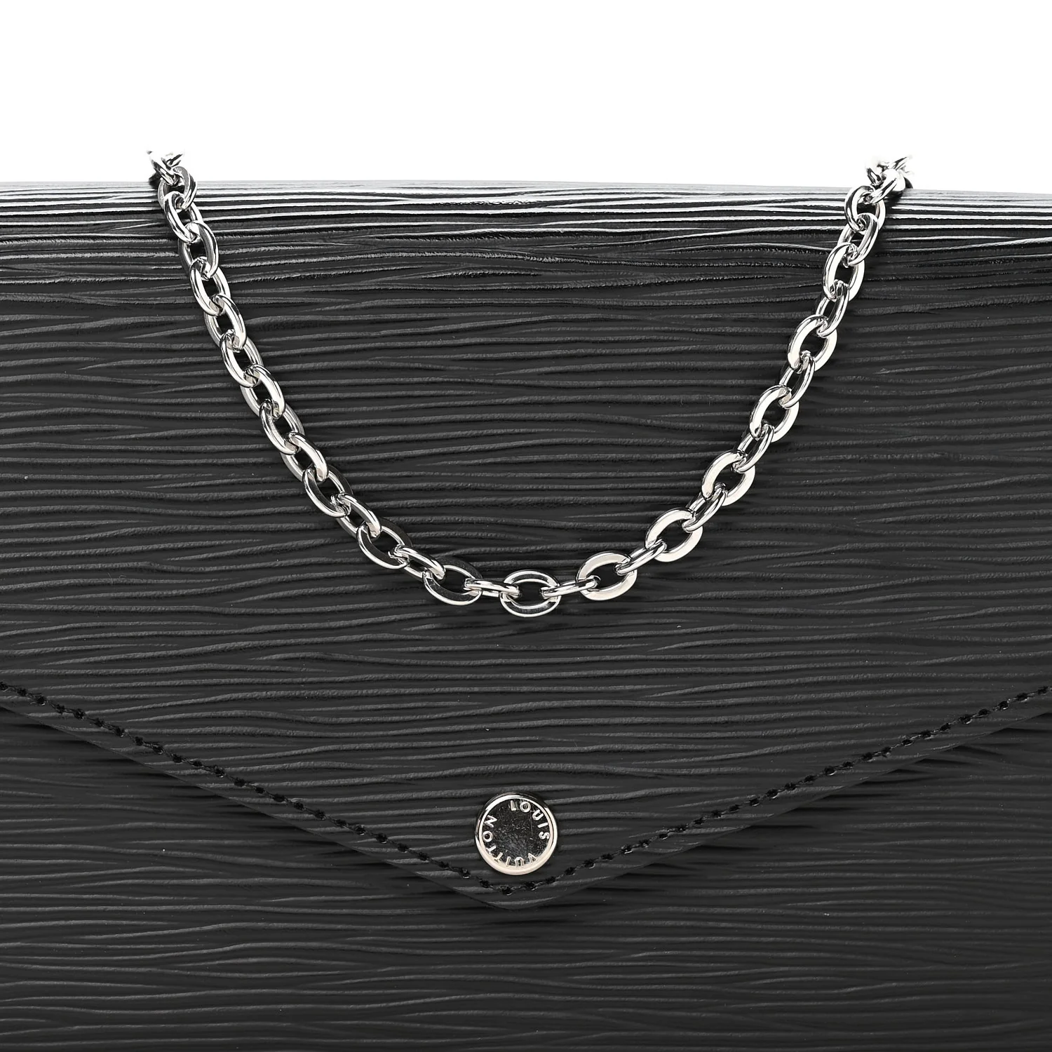 Epi Pochette Felicie Black - Image 9