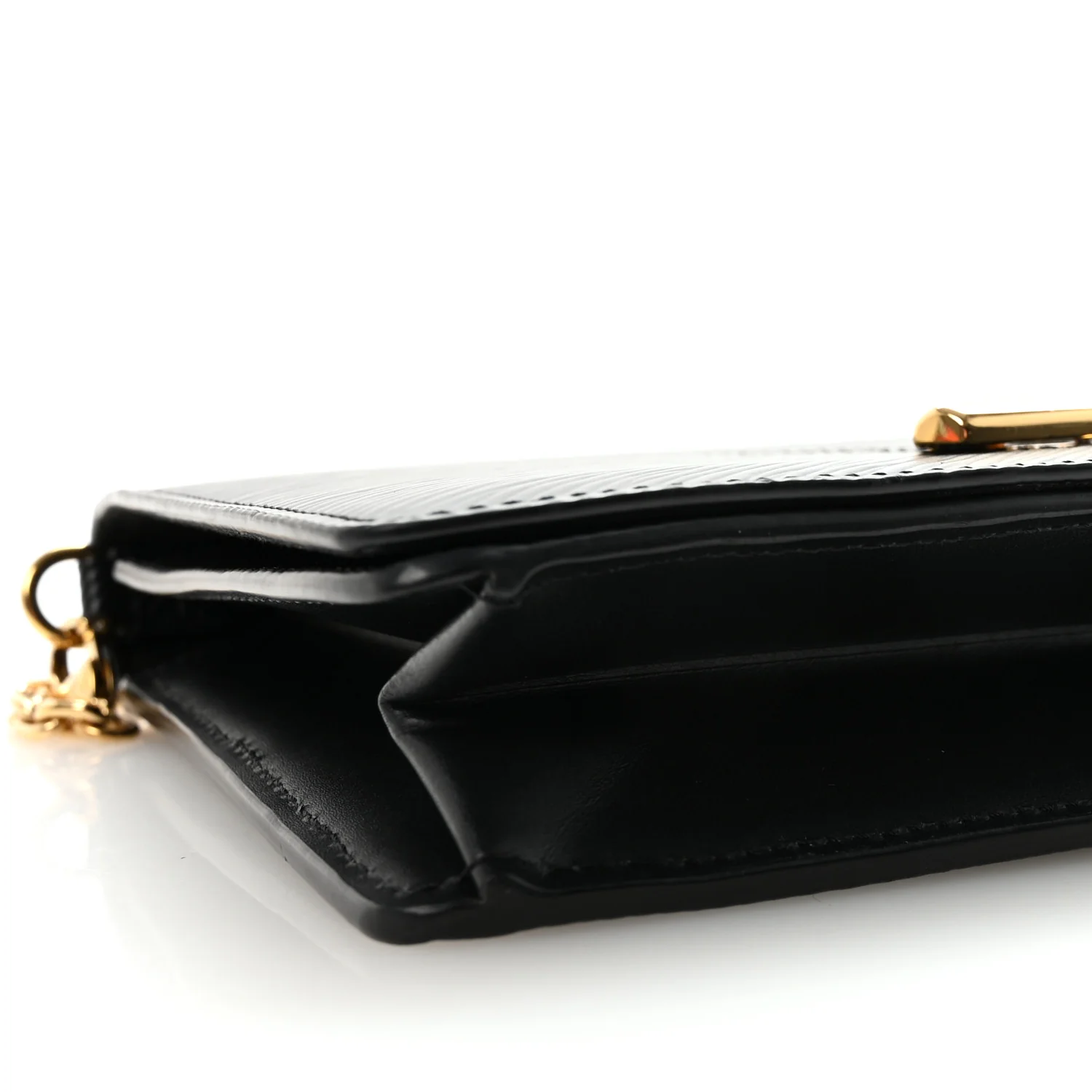 Epi Twist Belt Chain Wallet Black - Image 8