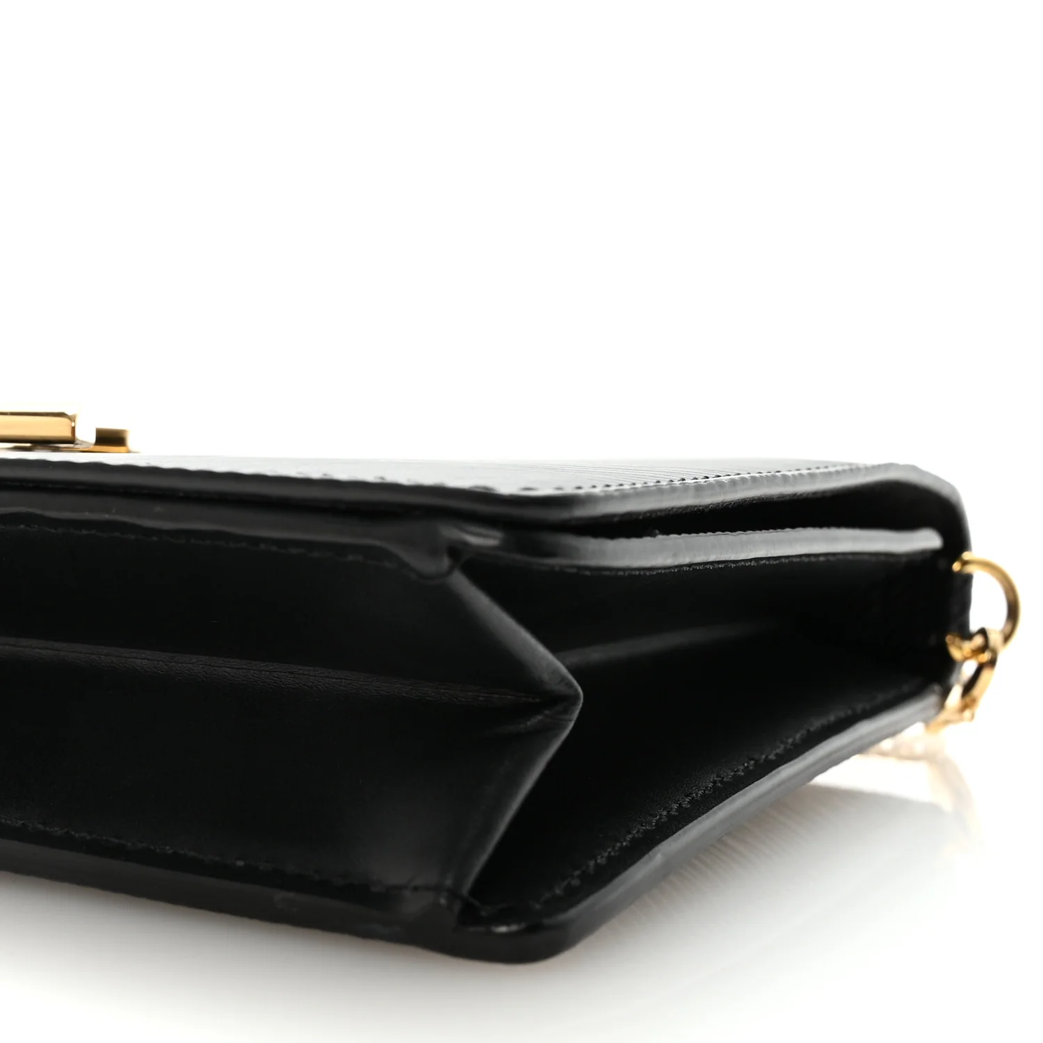 Epi Twist Belt Chain Wallet Black - Image 9
