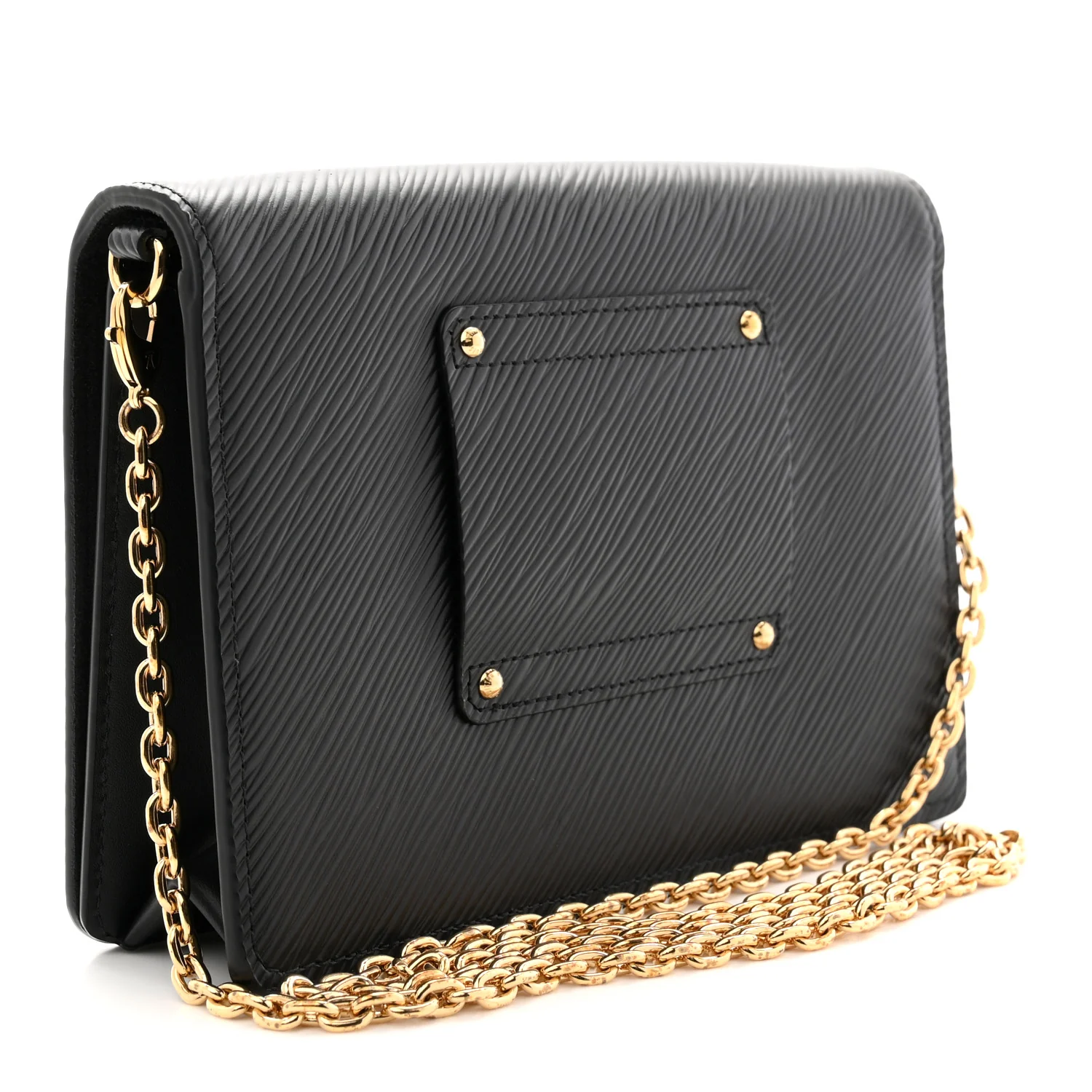 Epi Twist Belt Chain Wallet Black - Image 3
