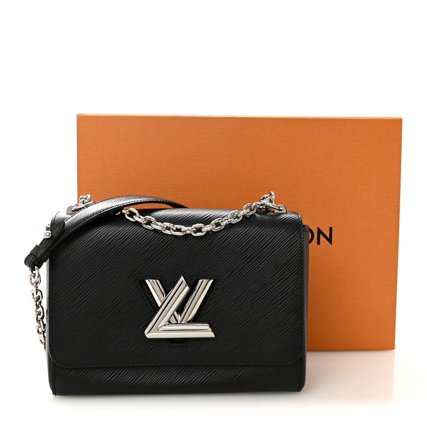 Epi Twist Shoulder Bag MM Black - Image 10