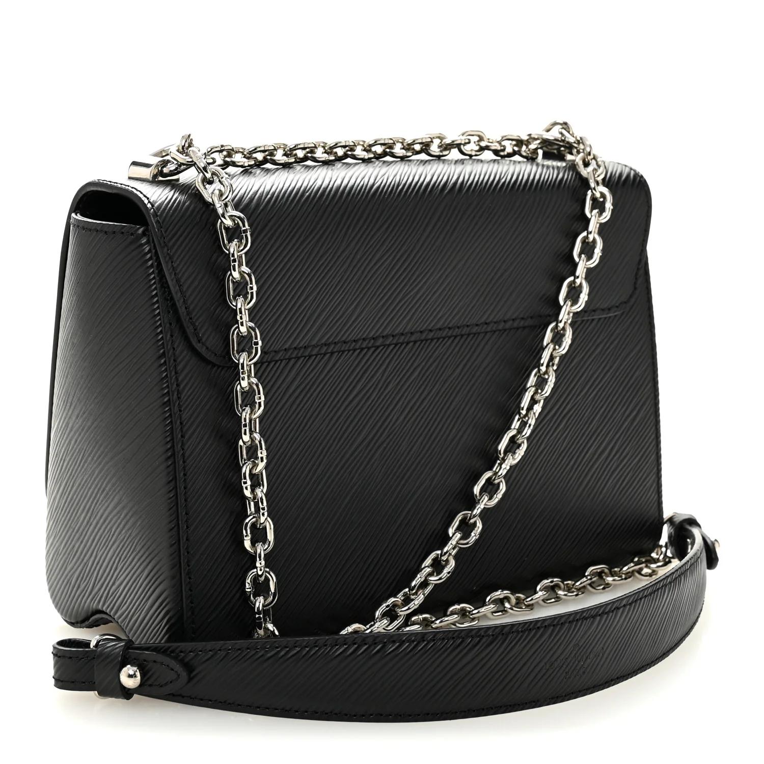 Epi Twist Shoulder Bag MM Black - Image 3