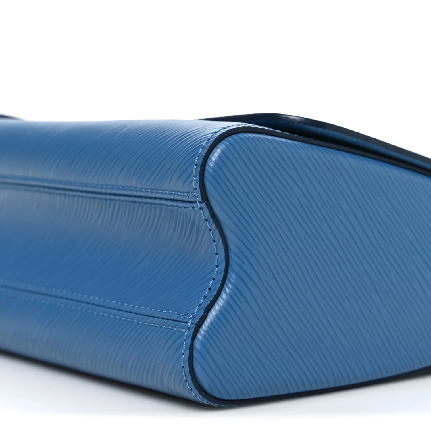 Epi Twist Shoulder Bag MM Blue Jean - Image 11