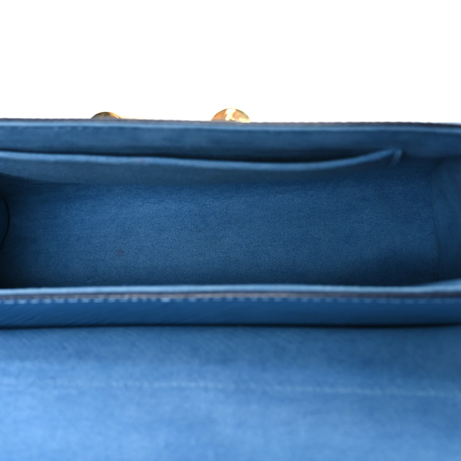Epi Twist Shoulder Bag MM Blue Jean - Image 6