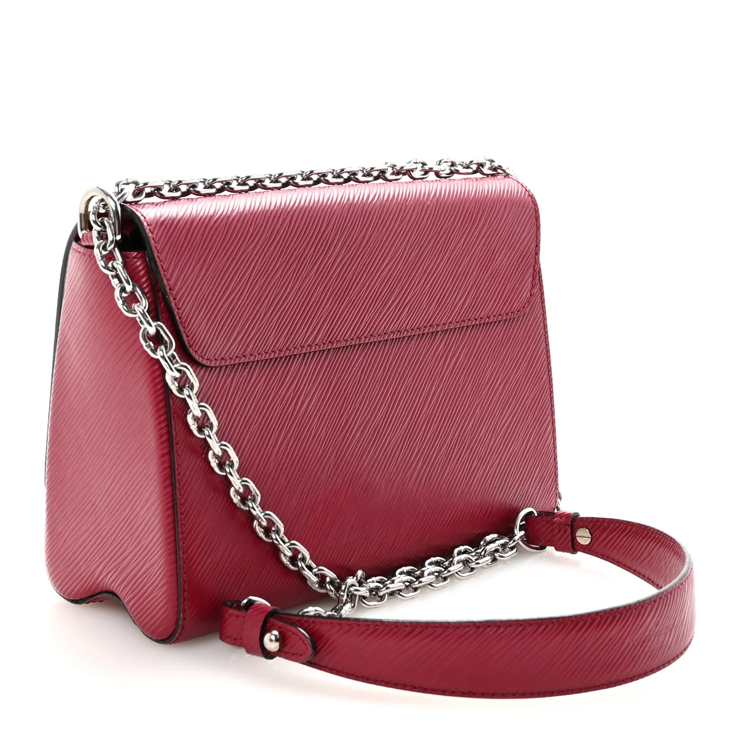 Epi Twist Shoulder Bag MM Fuchsia - Image 3