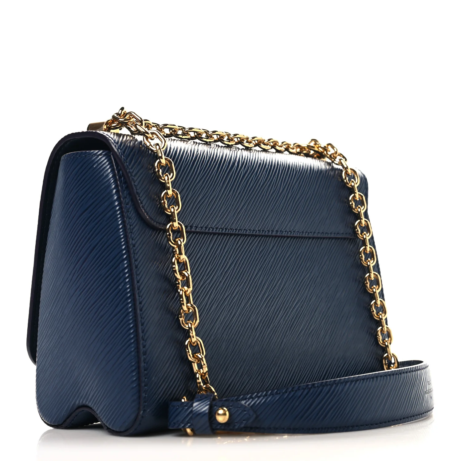 Epi Twist Shoulder Bag MM Indigo - Image 2