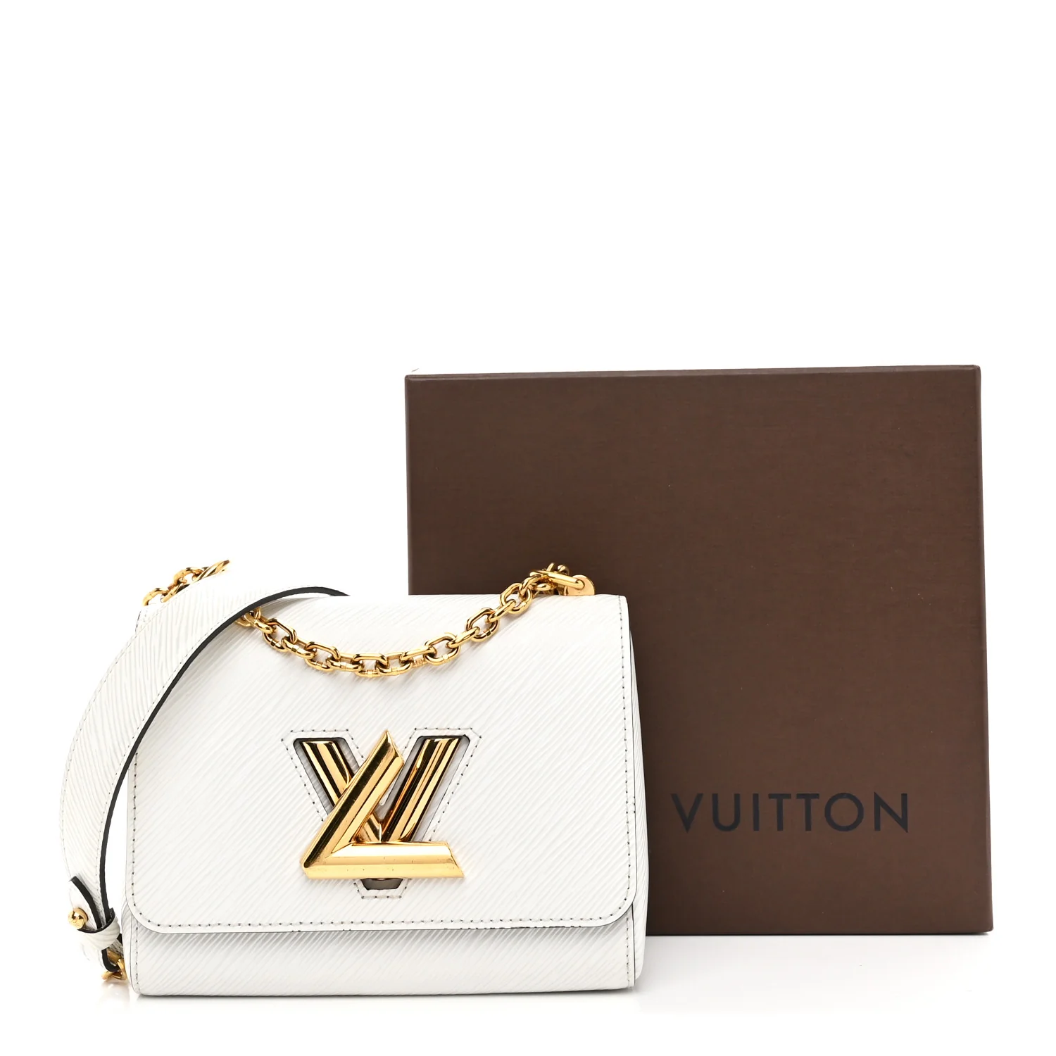 Epi Twist Shoulder Bag PM White - Image 11