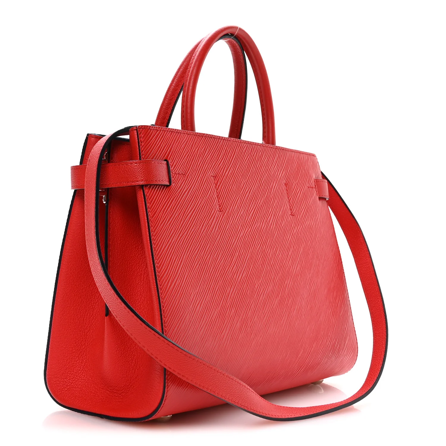 Epi Twist Tote Coquelicot - Image 2