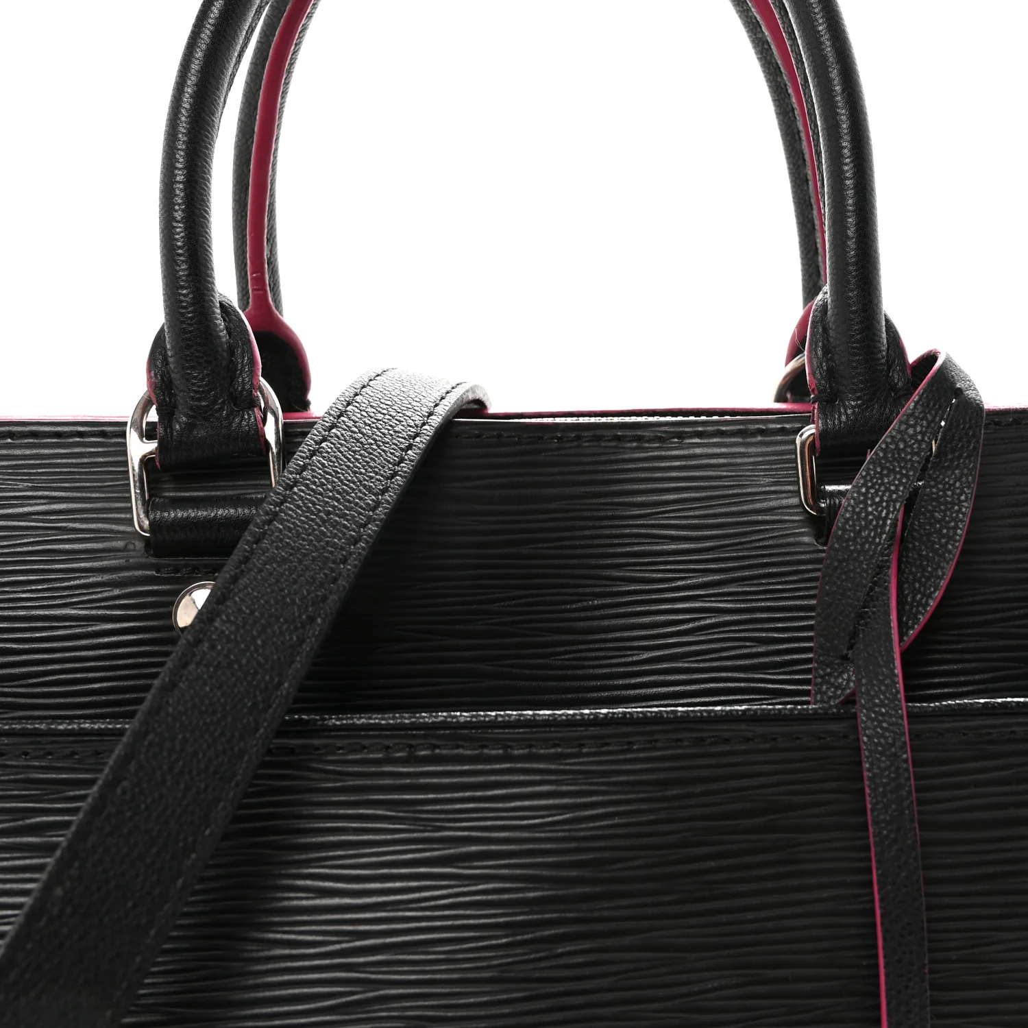 Epi Vaneau GM Black Hot Pink - Image 7