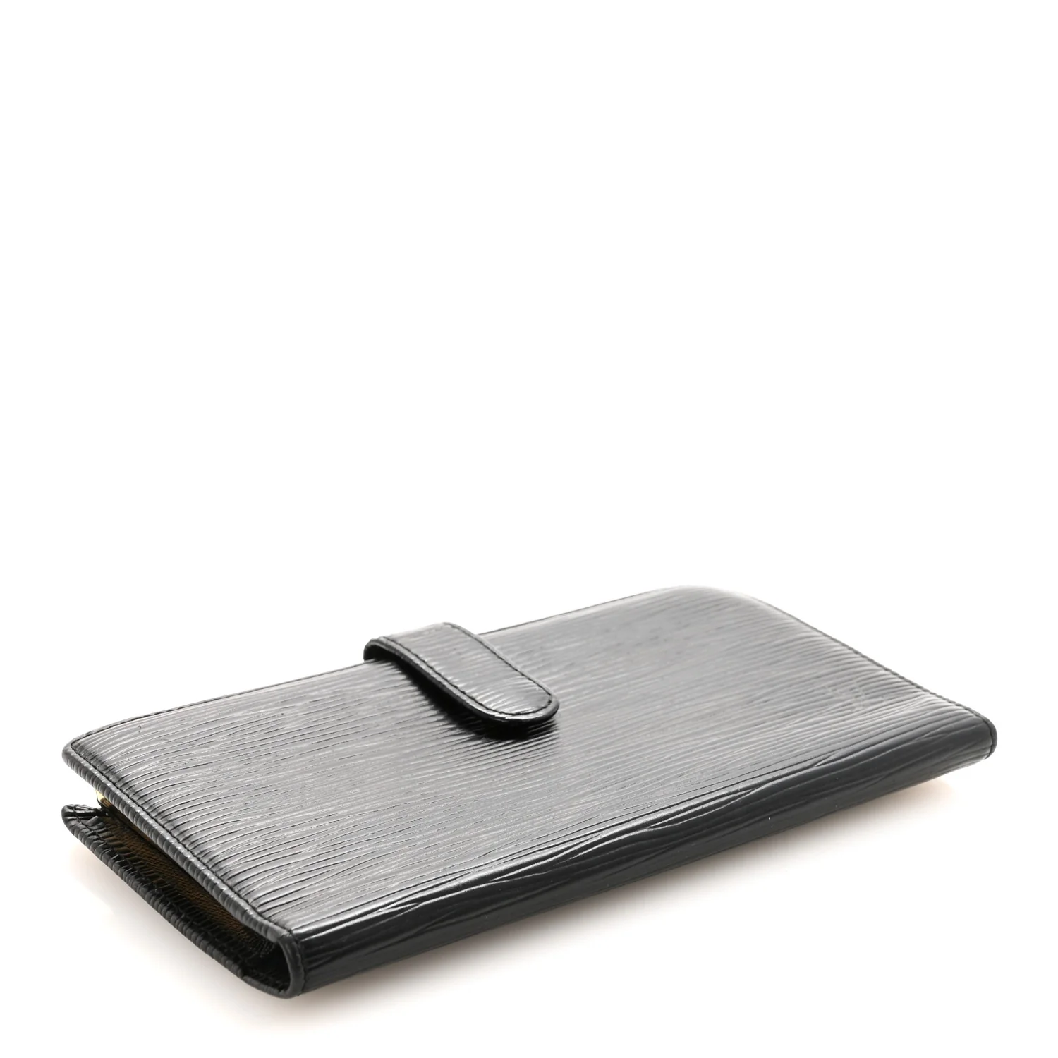 Epi Viennois Continental French Purse Wallet Black - Image 4