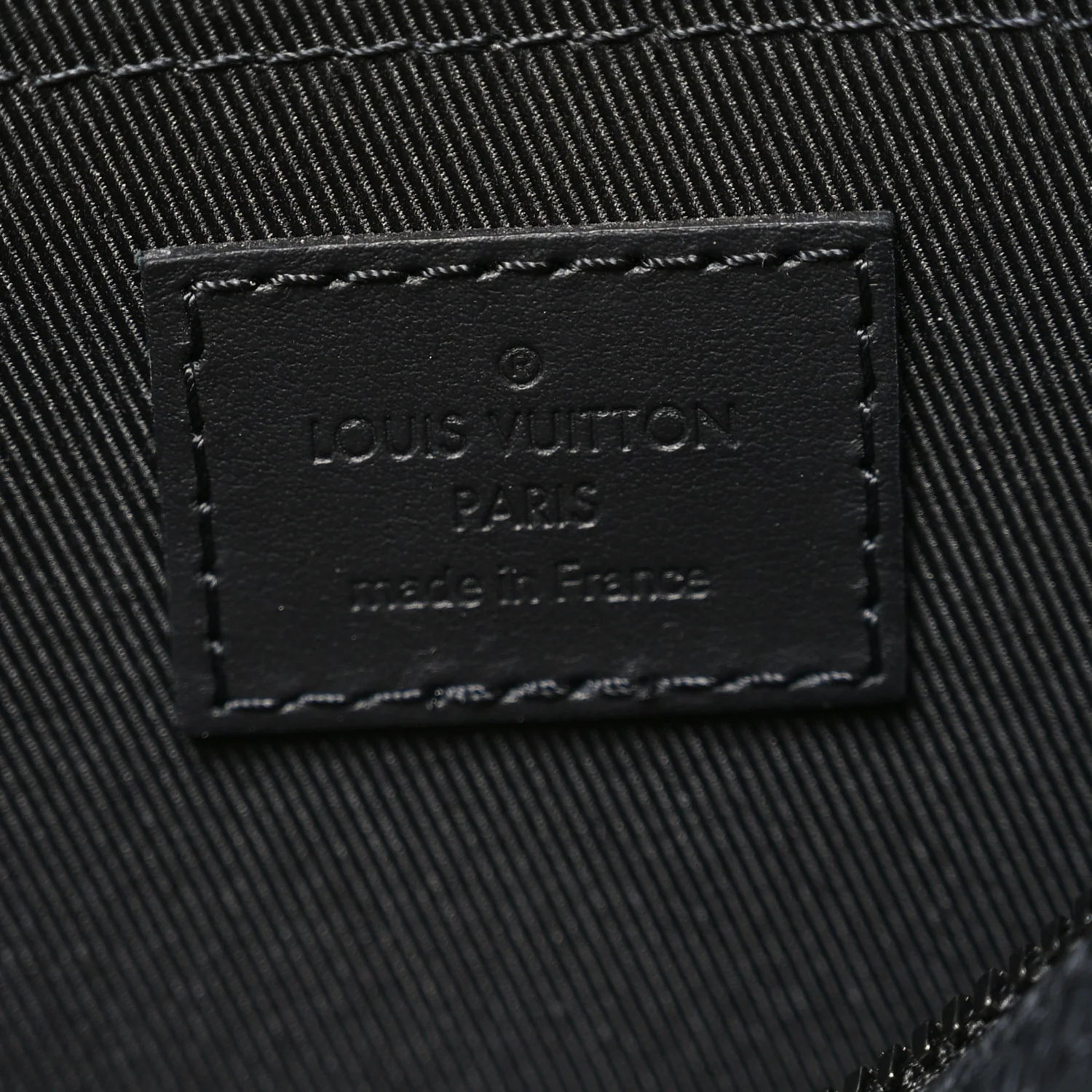 Grained Calfskin Aerogram City Keepall Black - Image 6