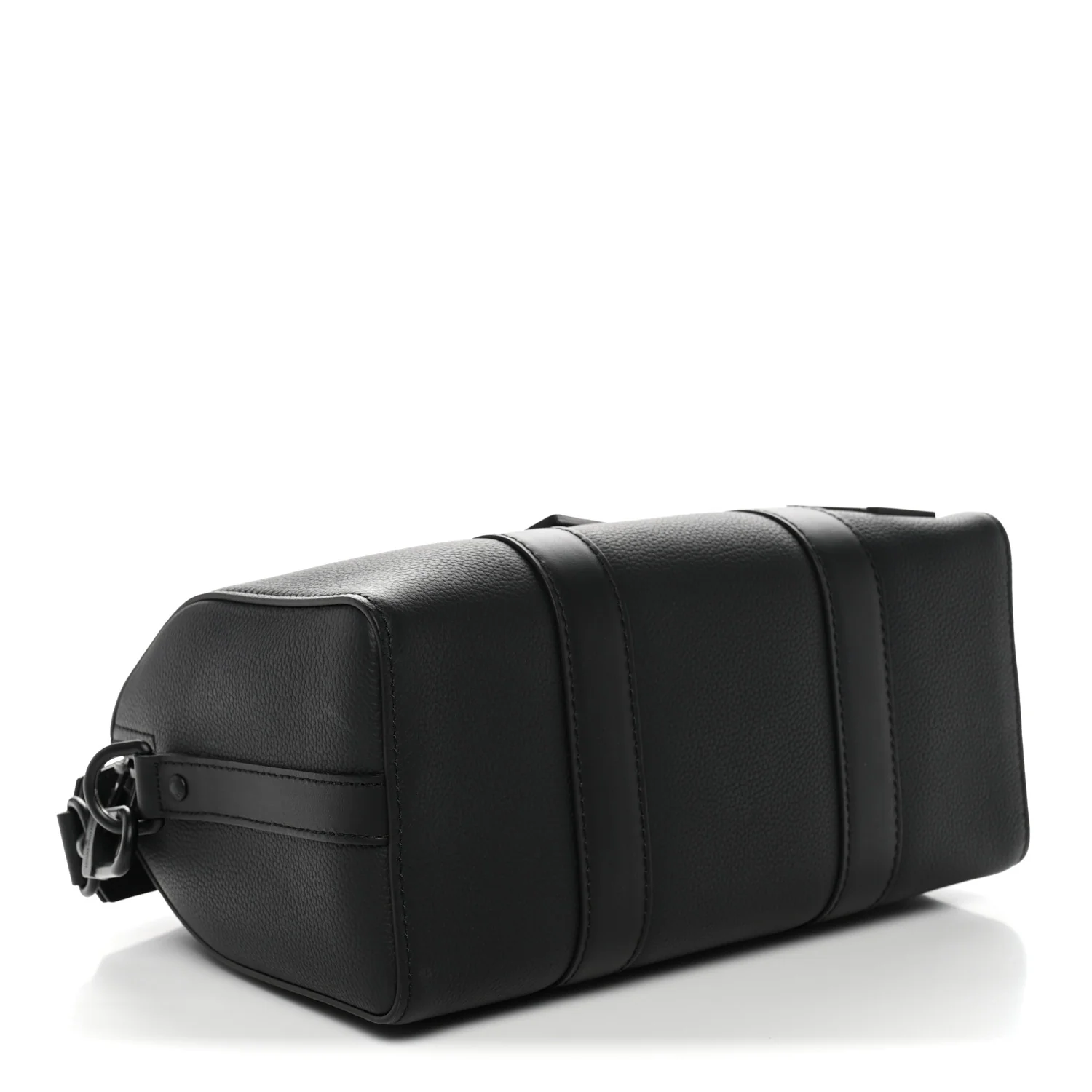 Grained Calfskin Aerogram City Keepall Black - Image 4