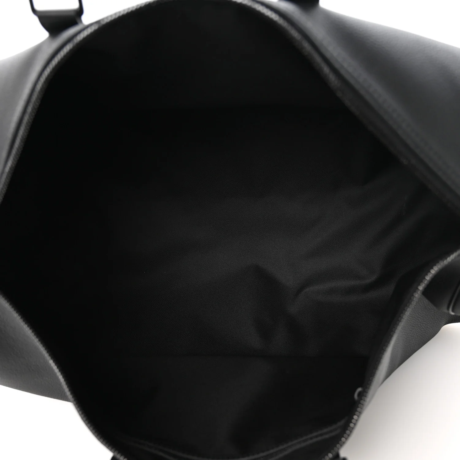Grained Calfskin Aerogram Keepall Bandouliere 50 Black - Image 4