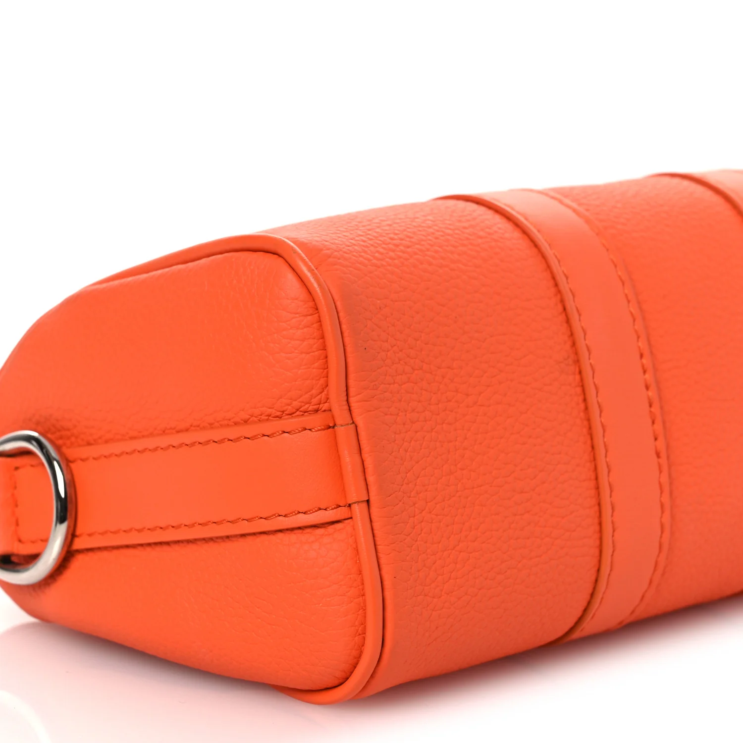 Grained Calfskin Aerogram Keepall XS Orange - Image 8