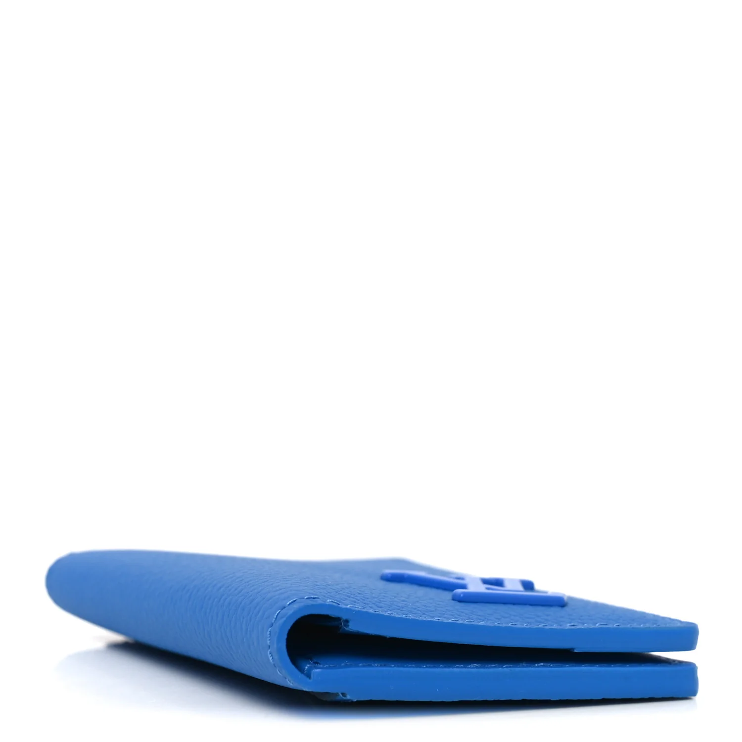 Grained Calfskin Aerogram Pocket Organizer Bright Blue - Image 4